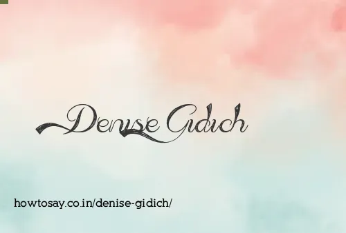 Denise Gidich