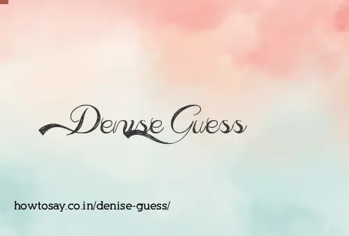 Denise Guess