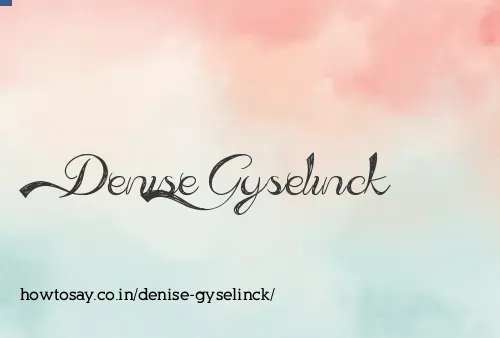 Denise Gyselinck