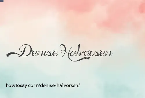Denise Halvorsen