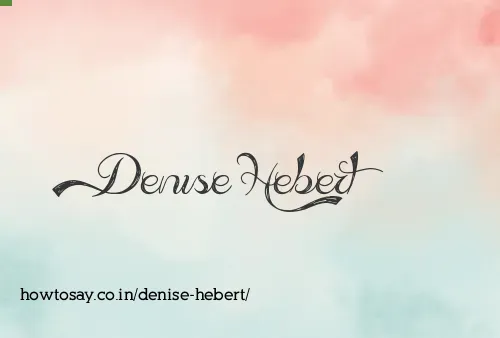 Denise Hebert