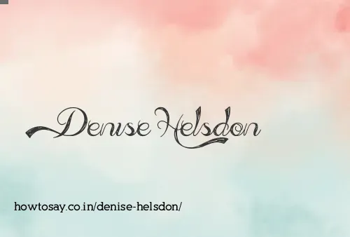 Denise Helsdon