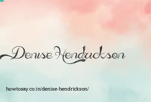 Denise Hendrickson