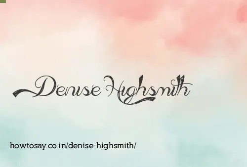 Denise Highsmith