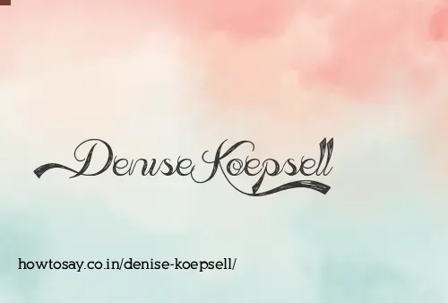 Denise Koepsell