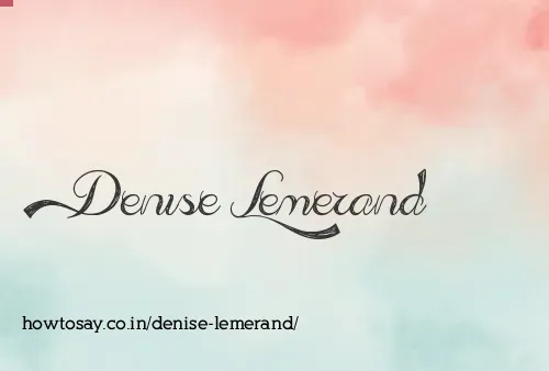 Denise Lemerand