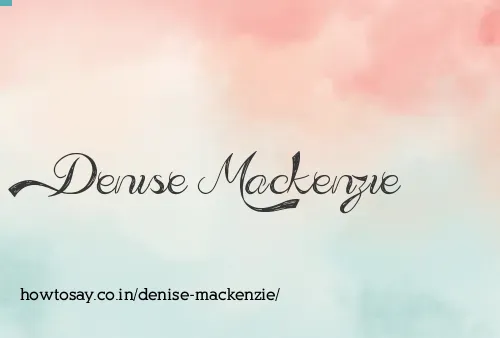 Denise Mackenzie