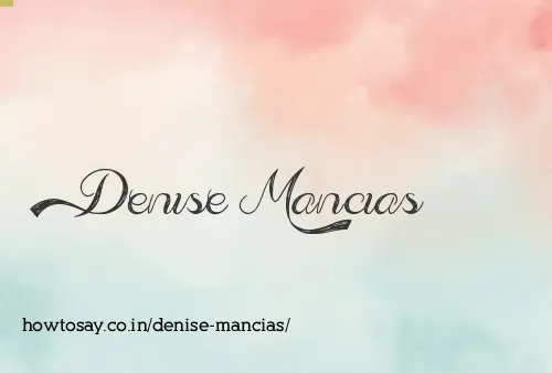 Denise Mancias