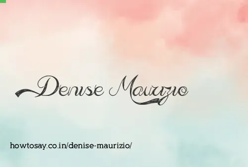 Denise Maurizio
