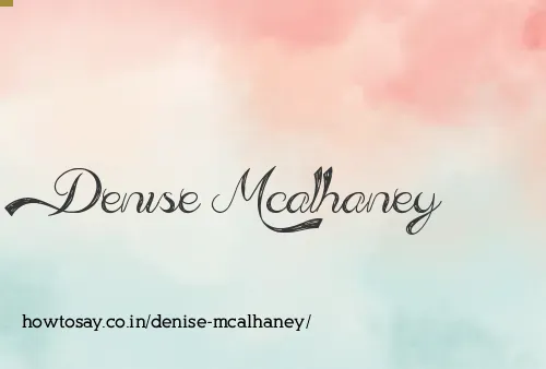 Denise Mcalhaney