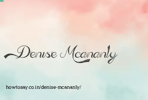 Denise Mcananly