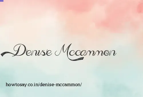 Denise Mccammon