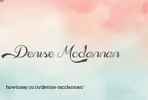 Denise Mcclannan