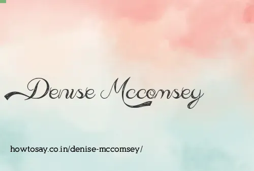 Denise Mccomsey