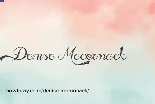 Denise Mccormack