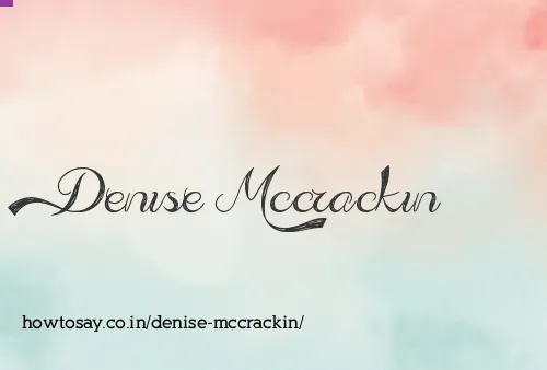 Denise Mccrackin