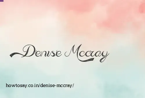 Denise Mccray