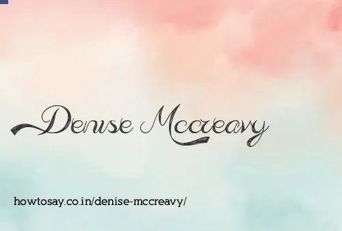 Denise Mccreavy