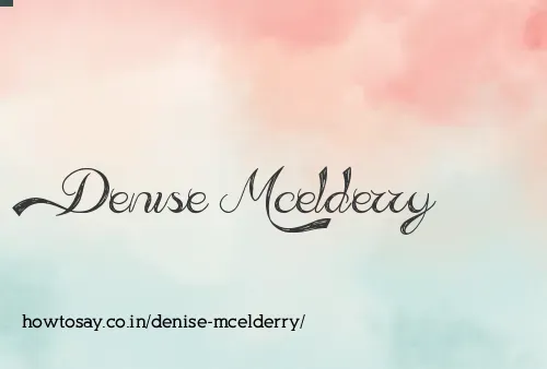 Denise Mcelderry