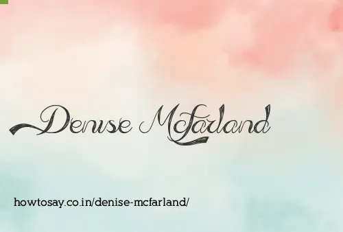 Denise Mcfarland