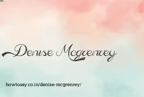 Denise Mcgrenrey