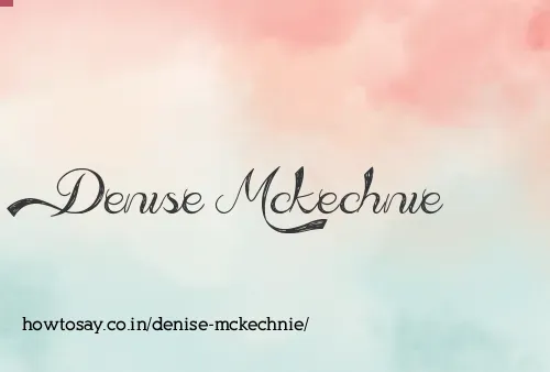 Denise Mckechnie