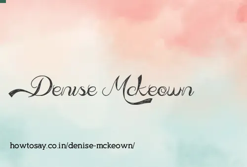 Denise Mckeown