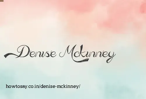 Denise Mckinney