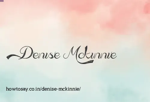 Denise Mckinnie
