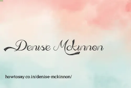 Denise Mckinnon