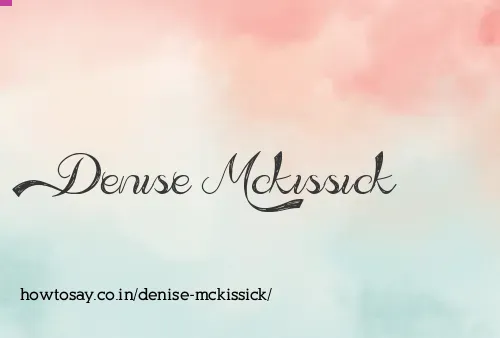 Denise Mckissick