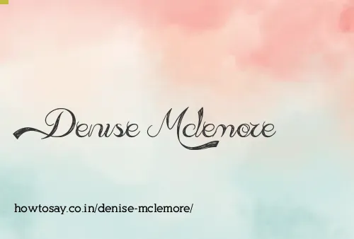 Denise Mclemore