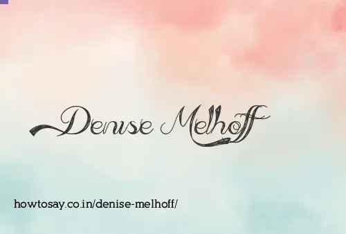 Denise Melhoff