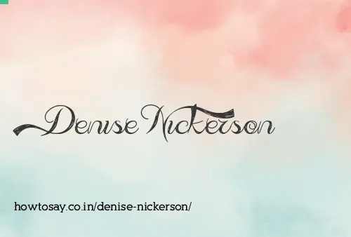 Denise Nickerson