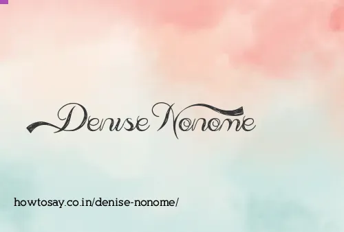 Denise Nonome