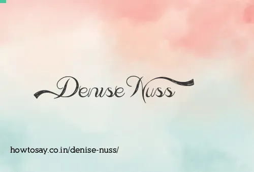Denise Nuss