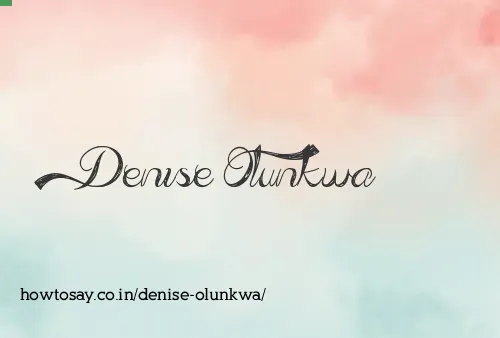Denise Olunkwa