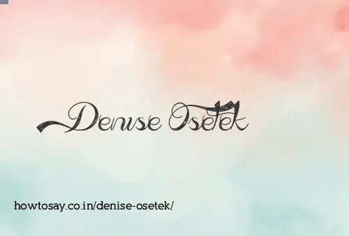 Denise Osetek