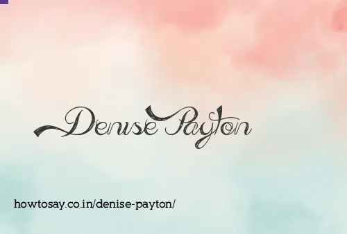 Denise Payton