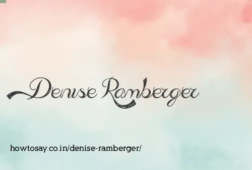 Denise Ramberger