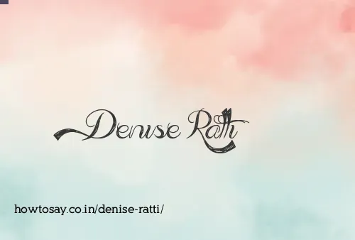Denise Ratti