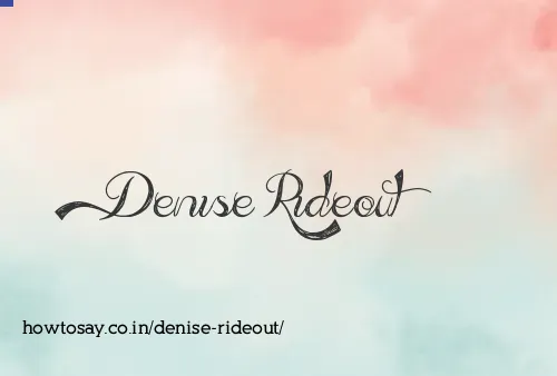 Denise Rideout