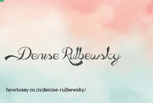 Denise Rulbewsky
