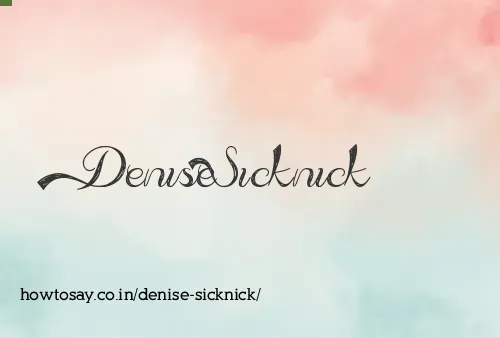 Denise Sicknick