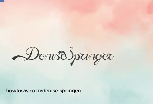 Denise Springer