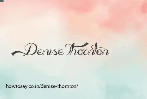 Denise Thornton