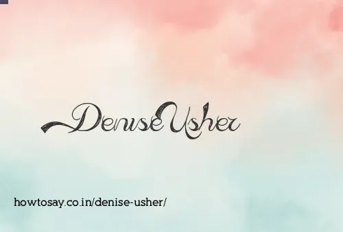 Denise Usher