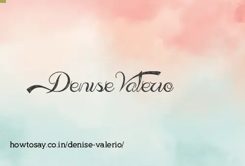 Denise Valerio