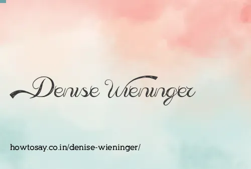 Denise Wieninger