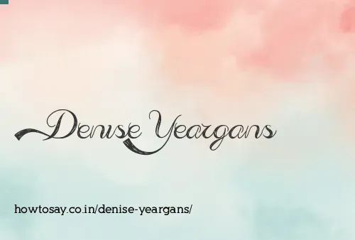 Denise Yeargans